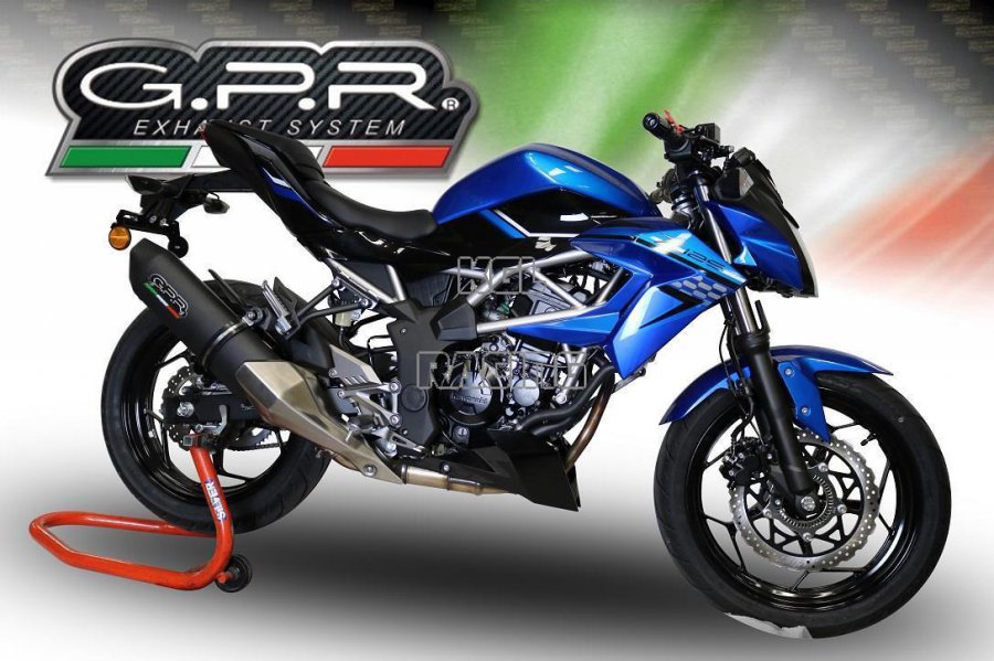 GPR for Kawasaki Ninja 125 2021/2022 Euro5 - Homologated Slip-on - Furore Evo4 Nero - Click Image to Close