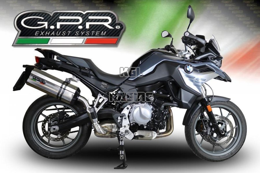 GPR for Bmw F 750 Gs 2018/20 Euro4 - Homologated Slip-on - Sonic Titanium - Click Image to Close
