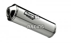 BOS silencer HONDA NC 700/ 750 2012->>. - BOS oval 120CS Stainless steel polished