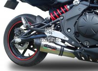 GPR pour Cf Moto 650 Nk 2012/16 - Homologer Slip-on - Gpe Ann. Titaium