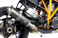 KGL Racing silencer KTM 1290 Superduke '14-'16 - POWER OVAL CARBON