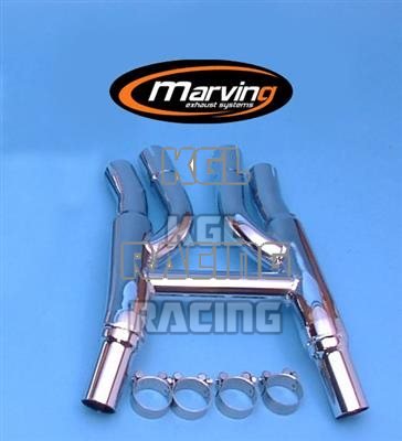 MARVING Connection pipes YAMAHA XJ 900 '83-'90 - Chromium - Click Image to Close