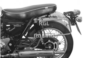 Support Sacs cuir Hepco&Becker - Kawasaki W 650 / W 800 ab 2011 - noir