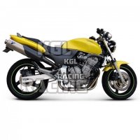 TERMIGNONI SLIP ON voor Honda HORNET 600 00->02 OVALE -INOX/TITANE