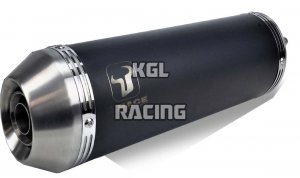 IXRACE voor KTM DUKE 390 (2012-2016) - uitlaat demper NEW PURE BLACK