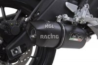 GPR for Yamaha Mt 125 2014/16 - Homologated Slip-on - Furore Nero