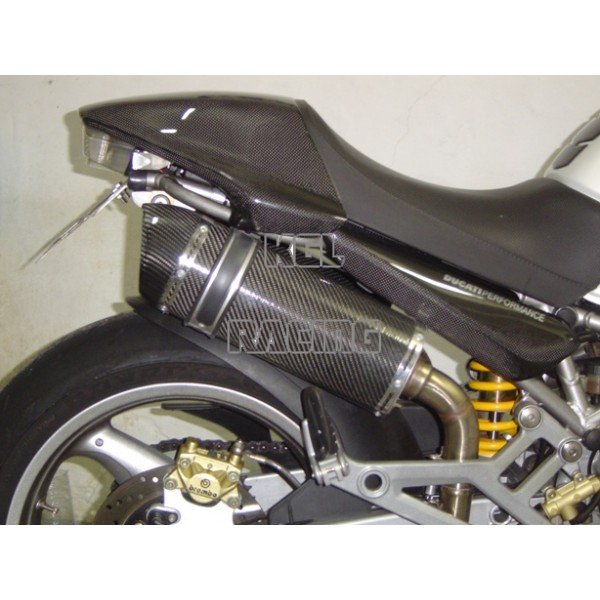 KGL Racing silencers DUCATI MONSTER 600-620-695-750-900-1000 - SPECIAL CARBON HIGH - Click Image to Close