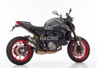 SHARK pour DUCATI Monster (1M/2M/3M/4M/5M/6M/7M) 2021-2023 - SHARK TRC-10 silencieux slip on (2-2) - titanium/embout carbon