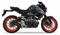 IXRACE for YAMAHA MT-125 21-23 (RE40) - Full exhaust System MK2 SERIES BLACK
