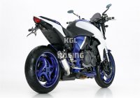 HURRIC voor HONDA CB1000R (SC60) 2008-2016 - HURRIC Supersport slip on demper (4-1) super short - gepolierde aluminium