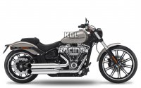 Kesstech pour Harley Davidson FXBR 1923 Softail Breakout 2021-2023 - system complet Fusion Long Shotgun-Low