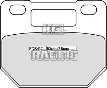 Ferodo Brake pads Suzuki RG 125 W Gamma 1985-1991 - Front - FDB 437 Platinium Front P - Click Image to Close