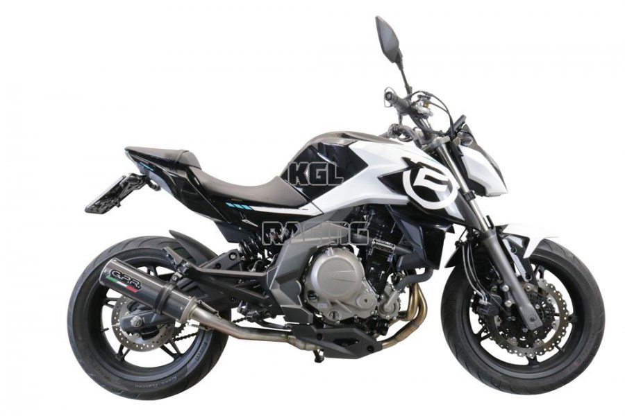 GPR for Cf Moto 650 MT 2021/2022 e5 - Homologated silencer with catalyst M3 Poppy - Click Image to Close