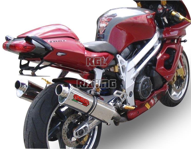 GPR for Aprilia RSv 1000 R Factory 2004/05 - Homologated Double Slip-on - Trioval - Click Image to Close