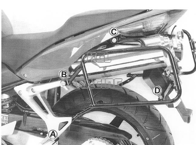 Luggage racks Hepco&Becker - Honda VFR800FI V-TEC '02-> - Click Image to Close