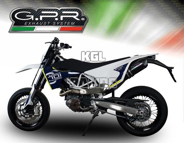 GPR for Husqvarna Supermoto 701 2015/2016 Euro3 - Homologated with catalyst Slip-on - Furore Poppy - Click Image to Close