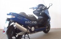 KGL Racing exhaust Yamaha T-MAX 500 '02->'07 - OVALE TITANIUM
