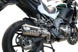 GPR pour Kawasaki Versys 1000 i.e. 2021/22 Euro5 - Homologer Slip-on - Satinox