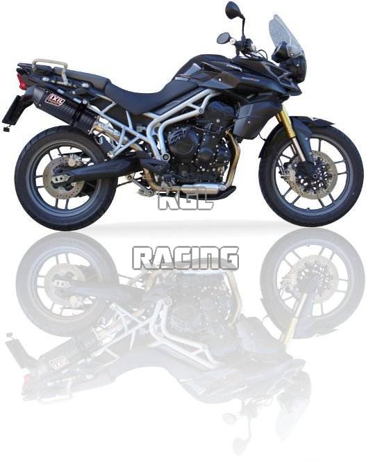IXIL silencer Triumph Tiger 800 /XC/XR/XRx/XCx 11/16 Hexoval Carbon - Click Image to Close