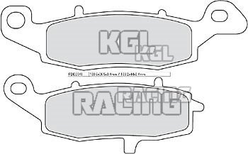 Ferodo Plaquette de frein Kawasaki ER 5 Twister (ER500AC) 2001-2003 - Avant - FDB 2048 RACE SinterGrip Avant XRAC - Cliquez sur l'image pour la fermer