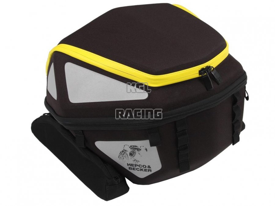 Hepco&Becker bag - Rear bag Royster - black/yellow - Click Image to Close