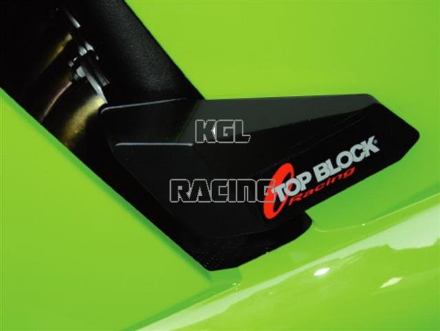 TOP BLOCK Kawasaki ZX6-R '07-'08 Sliders - Click Image to Close