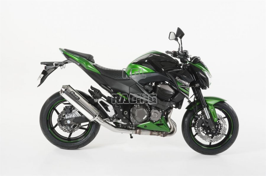 BOS silencer KAWASAKI Z 800 2013->> - BOS oval 120S Stainless steel polished - Click Image to Close