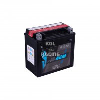 INTACT Bike Power AGM batterij YTX 14-BS, onderhoudsvrij, met zuurpakket