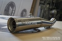 ZARD for Ducati Scrambler 800 Desert Sled (EURO 4) Homologated Slip-On silencer Low Zuma Stainless steel