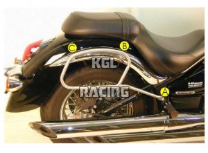 Leather Sac Racs Hepco&Becker - Kawasaki VN 900 Classic / 900 Custom / Vulcan - black