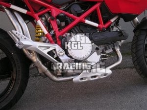 MARVING and original mufflers compensating pipes DUCATI MULTISTRADA 1100 DS - Superline Stainless Steel