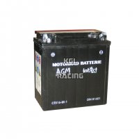 INTACT Bike Power AGM batterij YTX 16-BS-1, onderhoudsvrij met zuurpakket