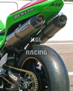Bodis pot Kawasaki ZX-10R '06-'07 Oval Q2C Titanium / Inox