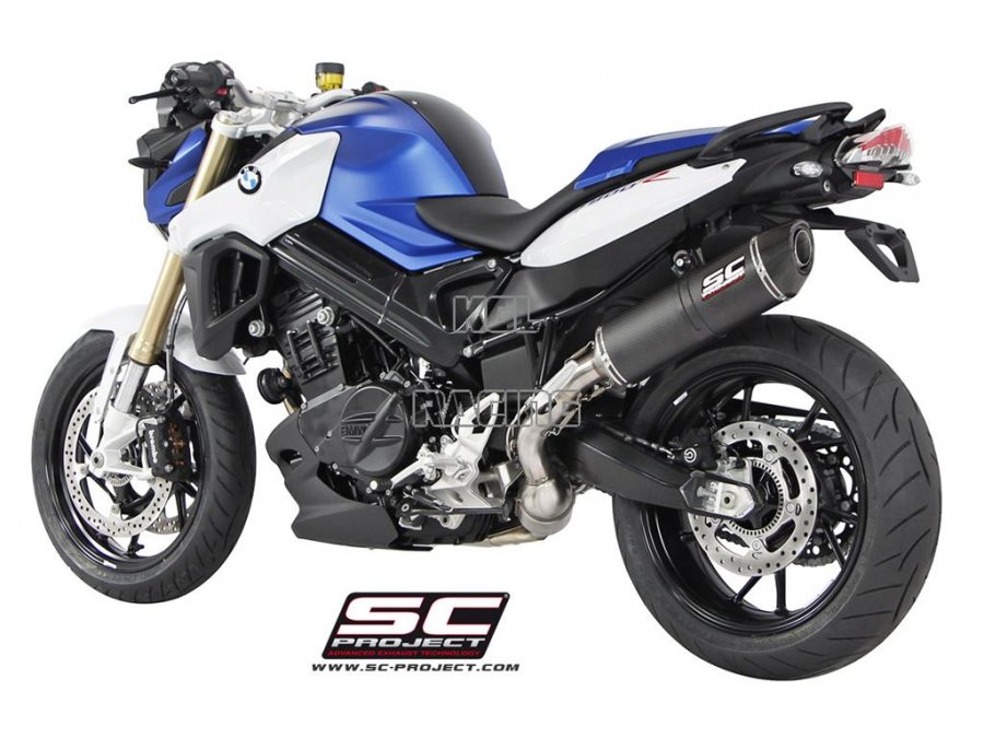 SC Project slip-on BMW F 800 R 2015 - Oval Carbon - Click Image to Close
