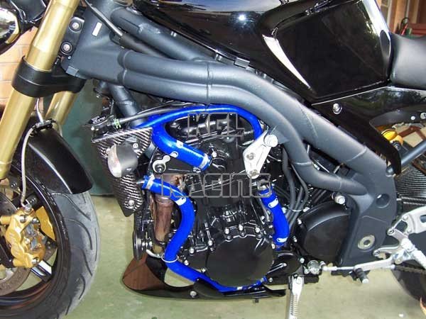 Moto GP Motorcycle Grips Blue Black Handlebar GSXR R6 R1 Thundercat CBR RR Bike