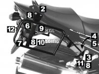 Kofferrekken Hepco&Becker - Suzuki GSX 650F '08-> Lock-it
