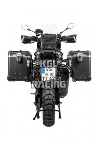 Touratech ZEGA Evo X Premium Edition special system for Harley-Davidson RA1250 Pan America - 45L_45L - rack black , case black