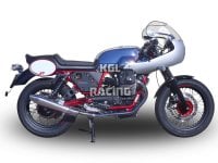 GPR voor Moto Guzzi Nevada 750 2008/14 - Gekeurde met katalisator Dubbele slip-on Demper - Vintacone