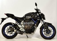 SPARK voor YAMAHA MT 07 (14-16) STANDARD MOUNTING - FULL SYSTEM,STANDARD mounting: silencer + collector with catalyst Force car