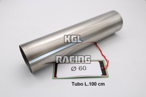 GPR pour Universal Accessorio - TUBO INOX D. 60mm X 1,2mm L.1000mm - - Accessorio - Accessory