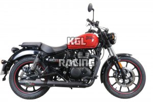 GPR for Royal Enfield Meteor 350 2021/2023 e5 - Homologated silencer with catalyst Deeptone Nero