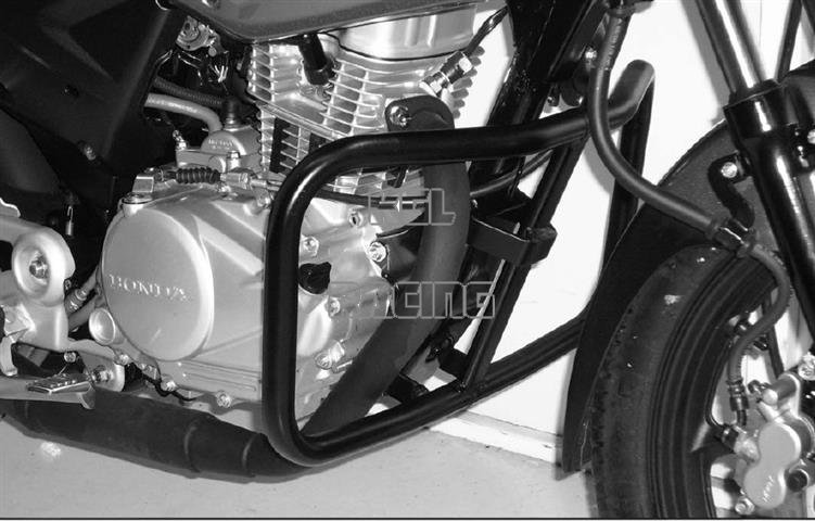 Valbeugels voor Honda CBF125 '09-> - zwart - Klik op de afbeelding om het venster te sluiten