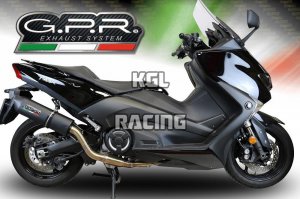 GPR for Yamaha T-Max 530 2017/19 Euro4 - Homologated with catalyst Full Line - Furore Evo4 Nero