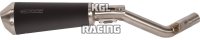 SPARK voor KTM DUKE 390 (13-16) - 3/4 kit HIGH mounting with catalyst Megaphone dark style