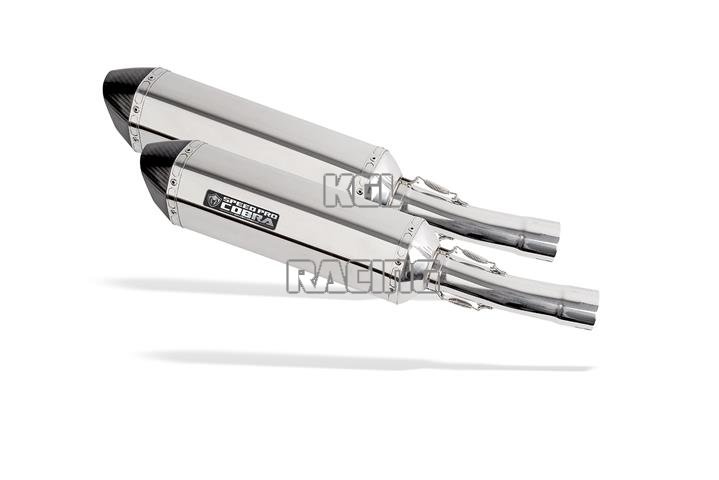 COBRA RX77 silencieux Slip-on (paire) Suzuki GSX-R 1000 K9 - L0 - L1 - Z1 - 2009->2011 - Titanium look - Cliquez sur l'image pour la fermer
