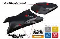 Housse de selle compatible KTM 390 Duke 2024-2025 - model Mora - SANS LOGO - Gris