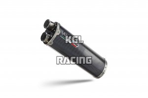 GPR voor Ducati Multistrada V4 Rally 2023/2024 - Gekeurde Slip-on demper - Dual Poppy