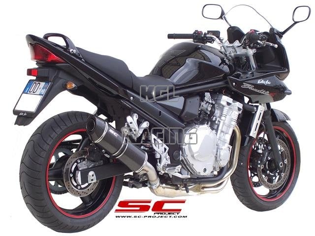 SC Project slip-on SUZUKI GSF BANDIT 650 '07-12 - Oval Carbon - Click Image to Close