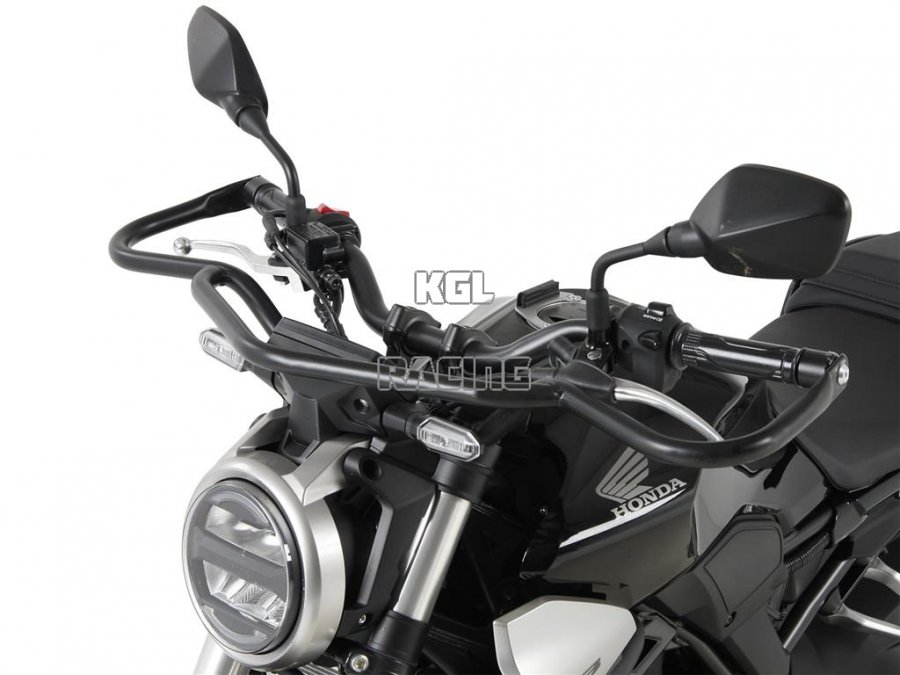 Crash protection Honda CB 300 R Bj. 2018 (headlight) - black - Click Image to Close