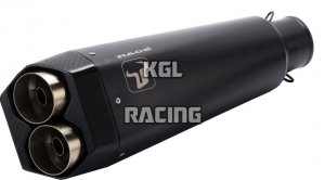 IXRACE voor KTM RC 125 (2017-2020) - uitlaat demper M9 SERIES BLACK
